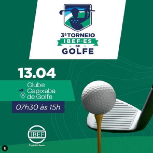 3ª TORNEIO IBEF-ES DE GOLFE